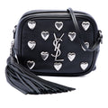 Studded Calfskin Monogram Heart Blogger Crossbody