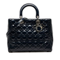 Large Patent Cannage Lady Dior