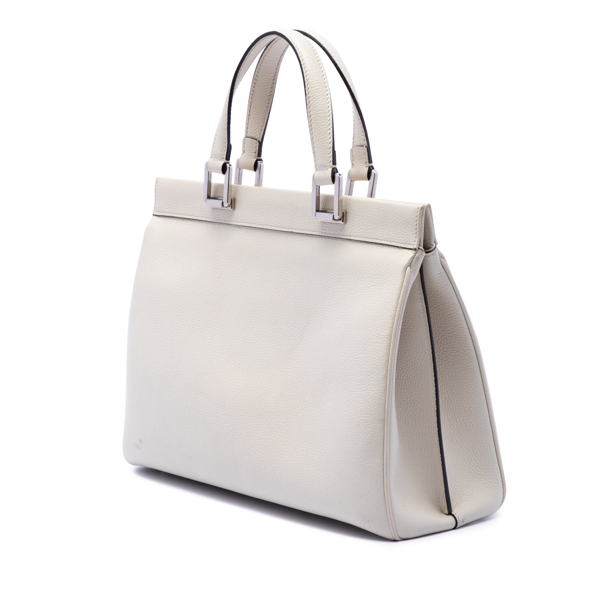 Medium Calfskin Zumi Top Handle Bag