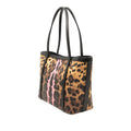 Leopard Print Coated Canvas Miss Escape Tote