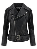 Junya Watanabe Knitted Insert Leather Jacket — Black