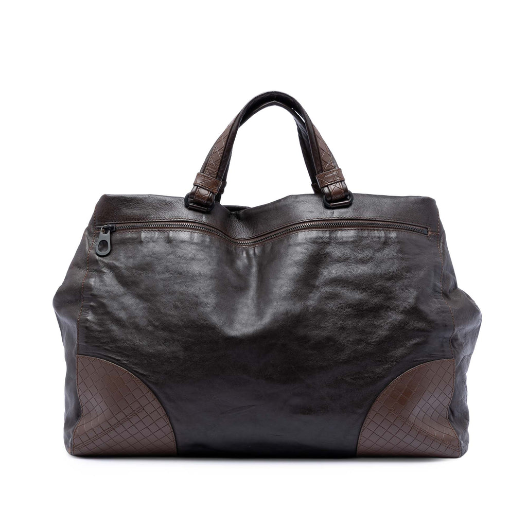 Intrecciomirage Trimmed Nappa Tote