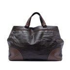 Intrecciomirage Trimmed Nappa Tote