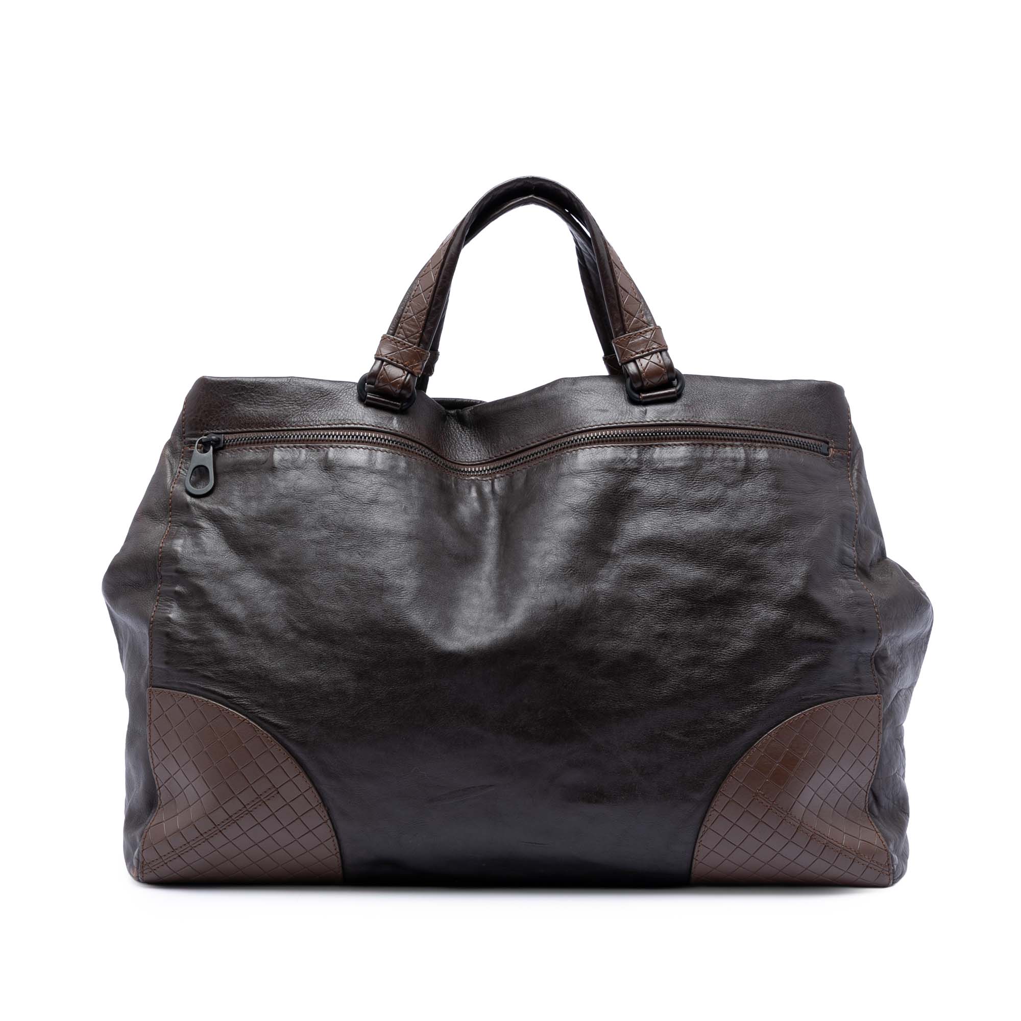Intrecciomirage Trimmed Nappa Tote