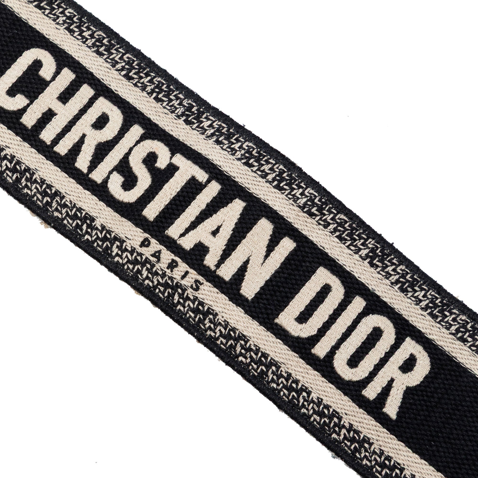 Canvas Logo Embroidered Shoulder Strap