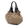 GG Canvas Studded Pelham Hobo Bag