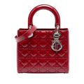 Medium Patent Cannage Lady Dior