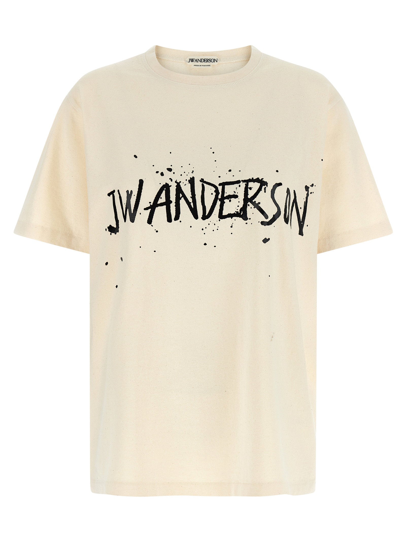 J.w.anderson Circular T-shirt — Cream