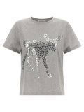 J.w.anderson Animal Stars Graphic T-Shirt — Gray