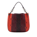 Multicolor Nappa Intrecciato Grommet Loop Hobo