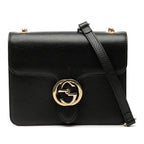 Small Dollar Calfskin Interlocking G Crossbody