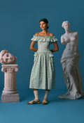 Juliet Dress - Leaf Green Check