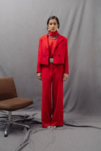 Pantalones Adela rojo
