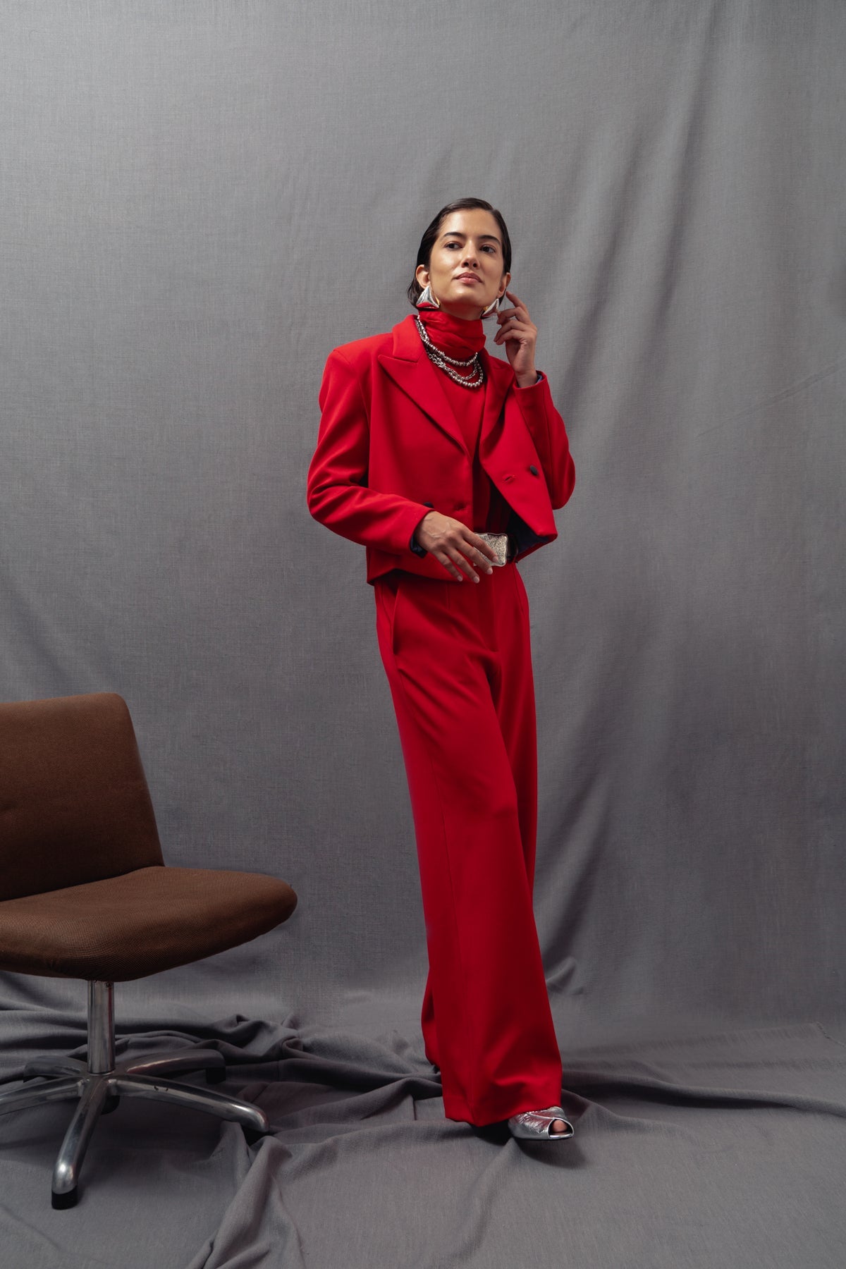 Pantalones Adela rojo