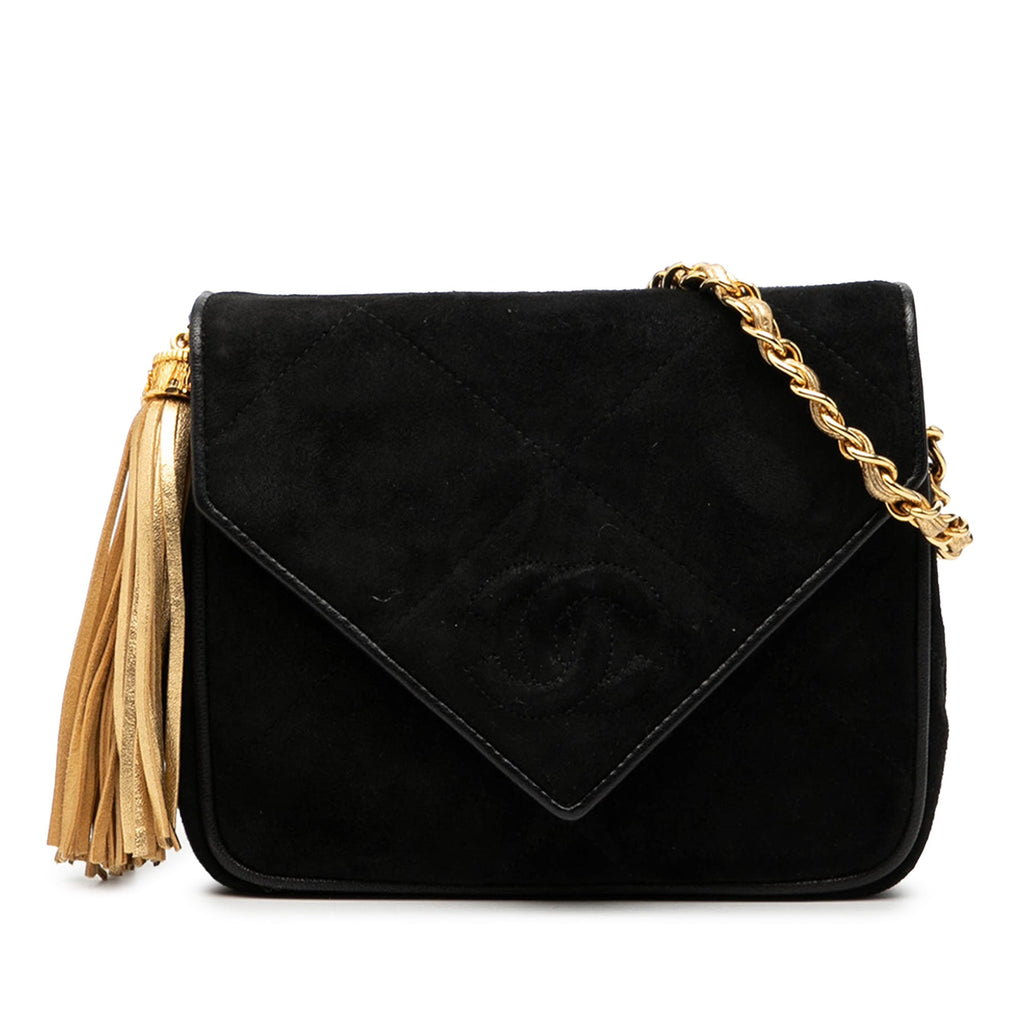 CC Suede Tassel Crossbody