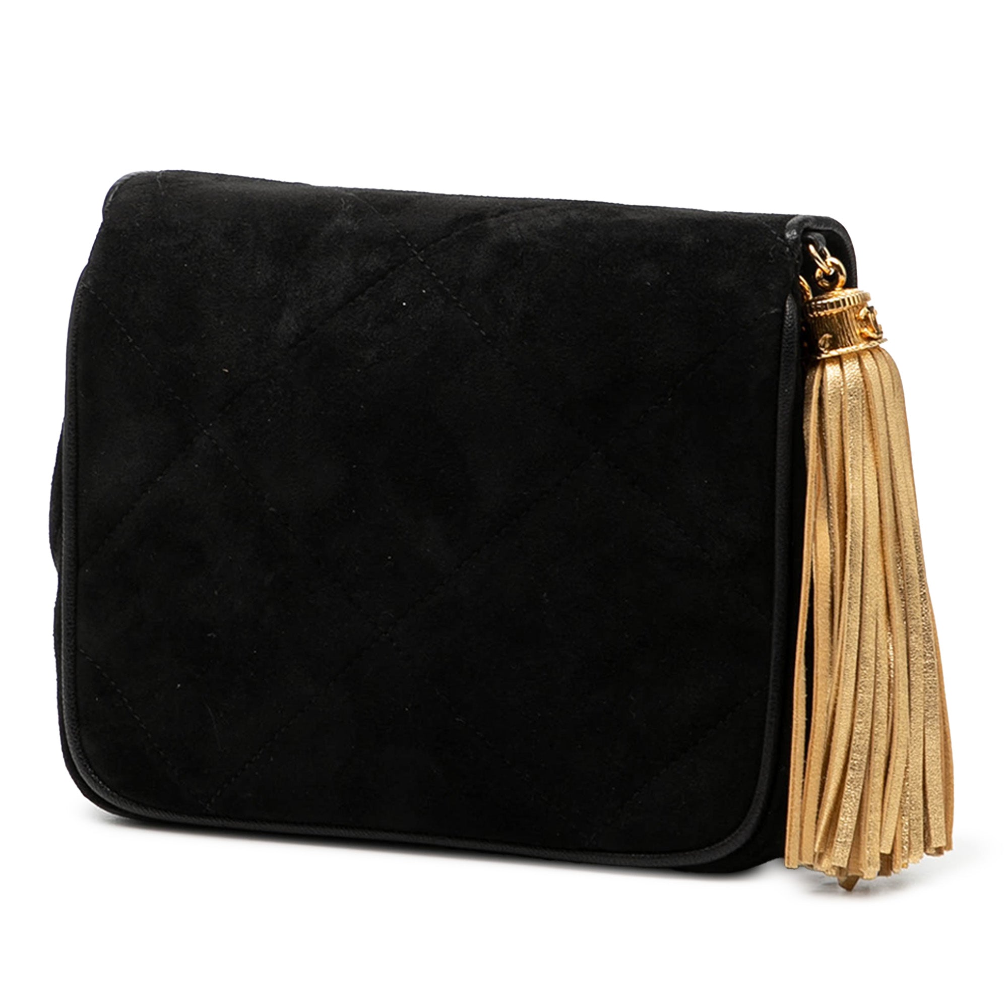 CC Suede Tassel Crossbody