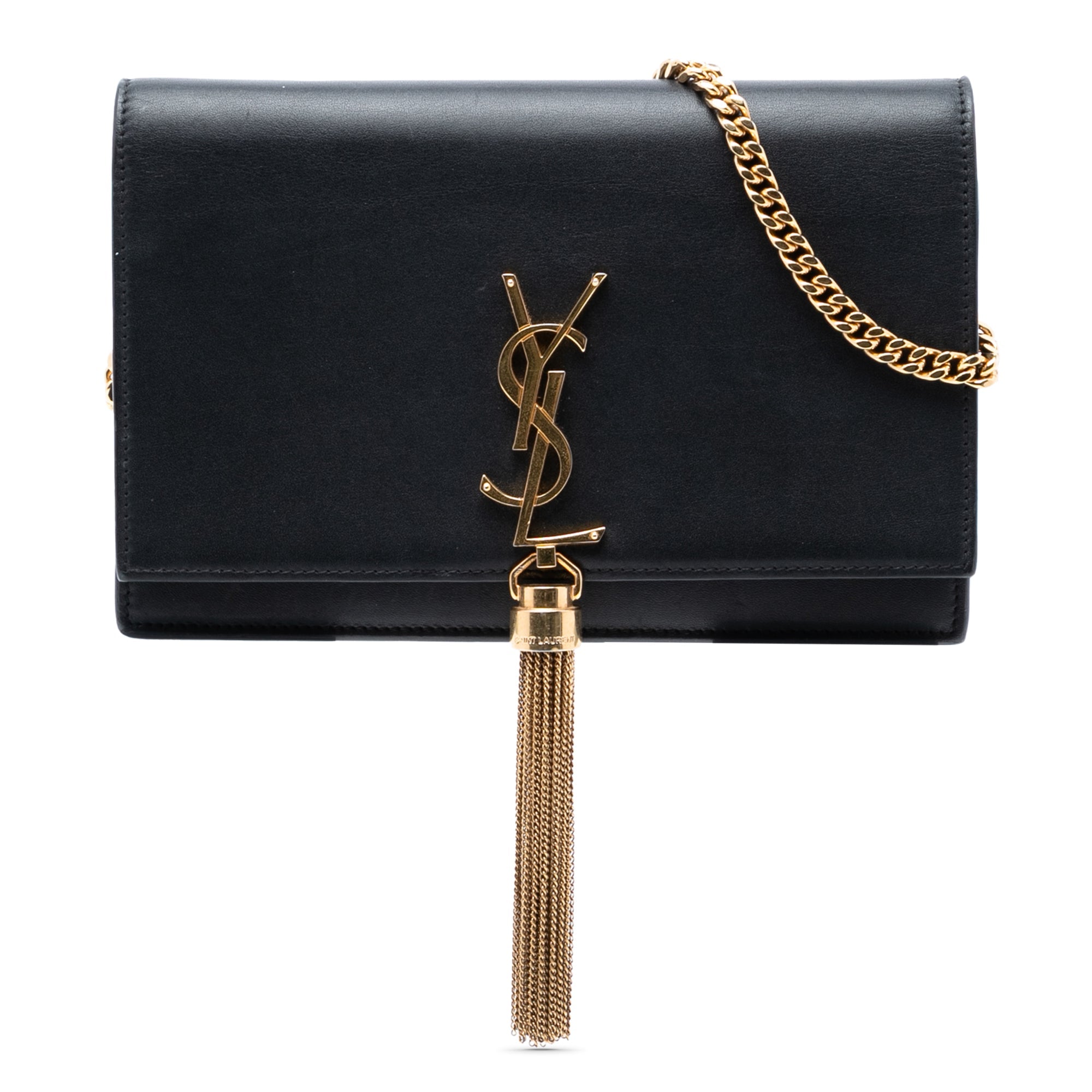 Small Smooth Calfskin Monogram Kate Tassel Crossbody