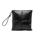 Leather Intrecciato Padded Square Pouch