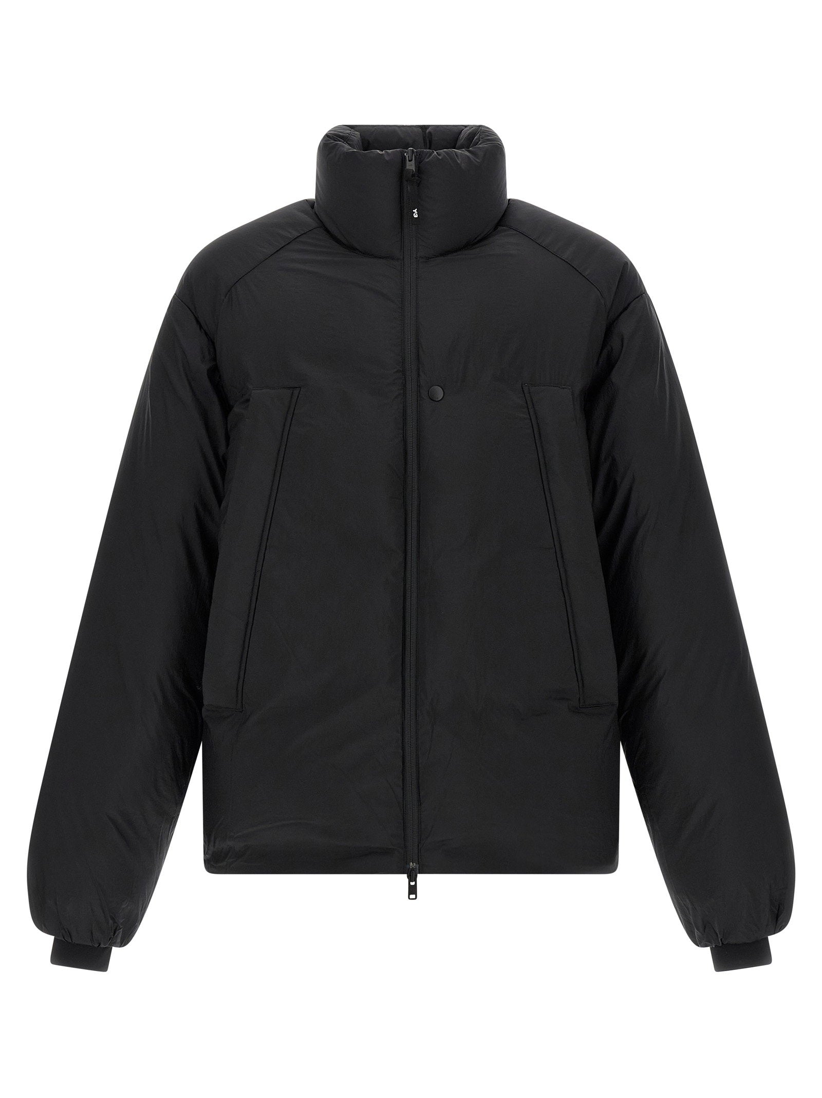 Y-3 Recycled Nylon Puffer Down Jacket — Black