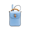 Mini Calfskin Bamboo Top Handle Bag