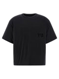 Y-3 Padded Lyocell Blend T-Shirt — Black