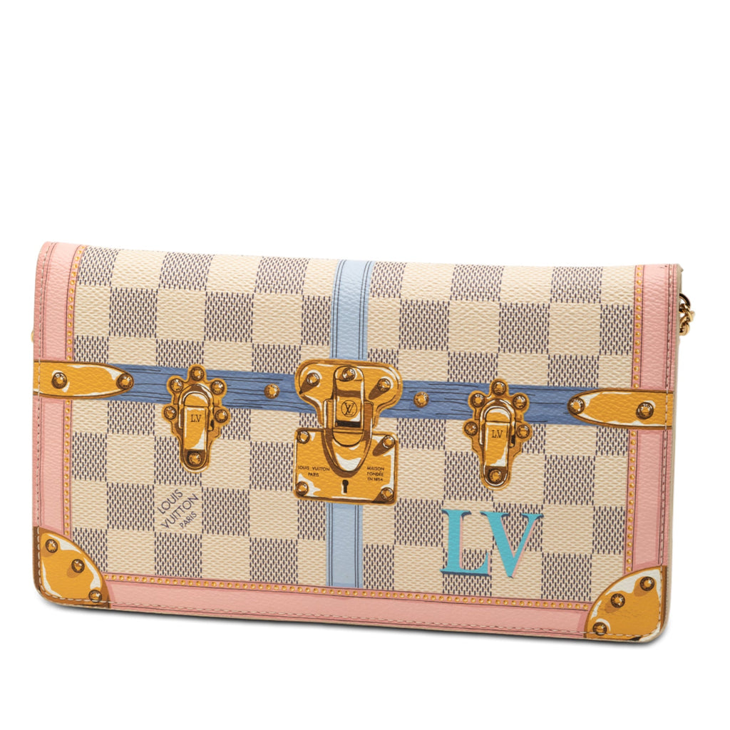 Damier Azur Summer Trunks Pochette Weekend