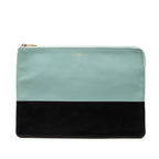 Bicolor Lambskin Solo Clutch