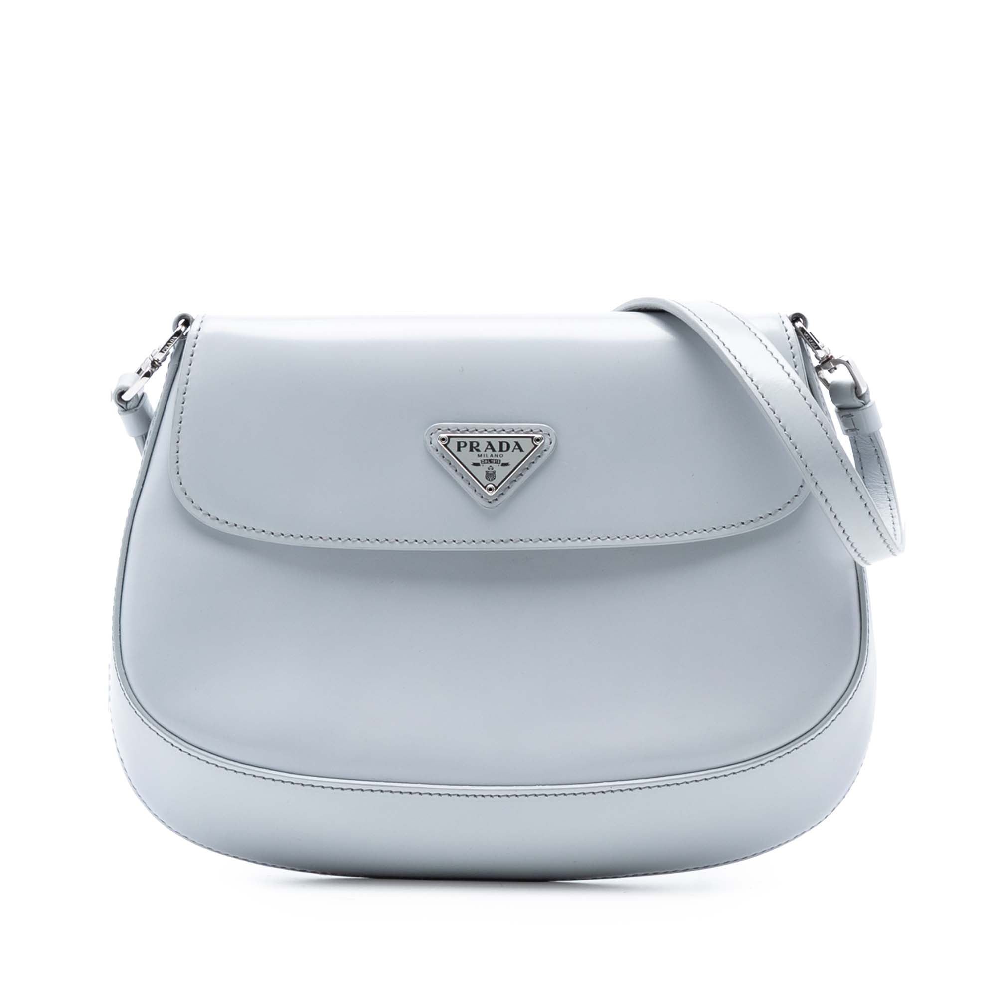 Mini Brushed Leather Cleo Flap