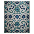 Jade Botanical Bloom Hand Tufted Rug