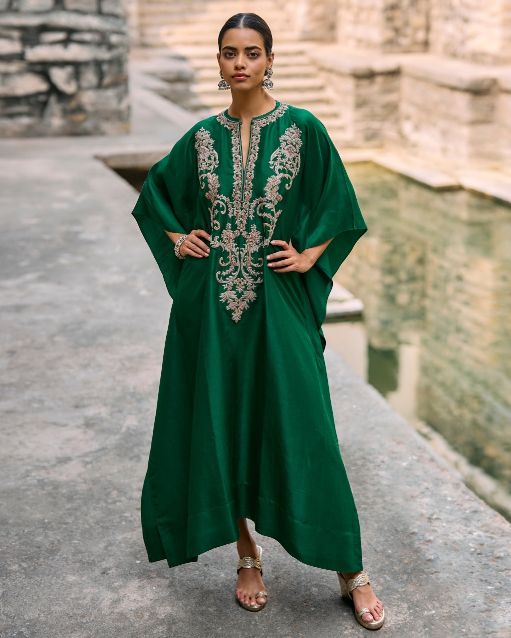 Pixi Kaftan Set By KYNAH, Luxury Indian Fashion & Bridal Wear