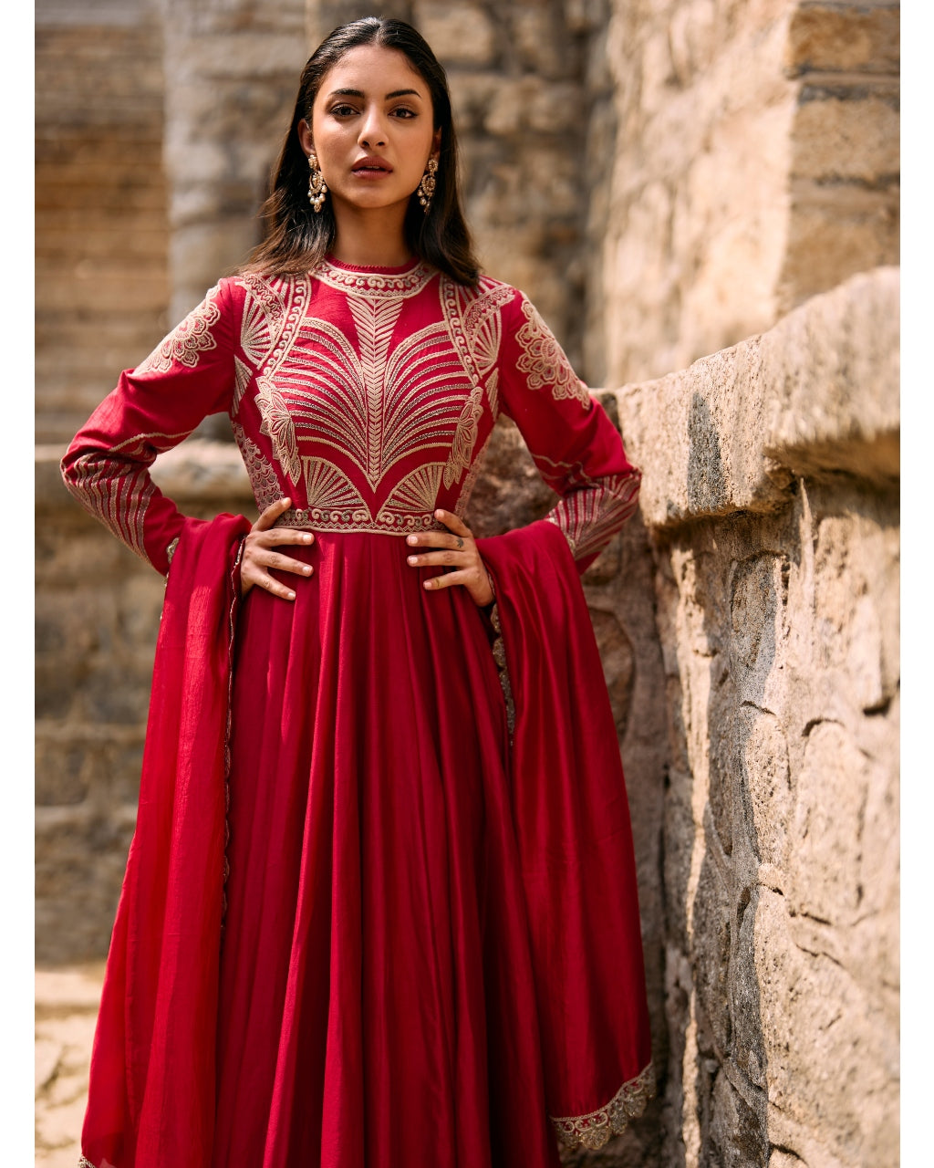 Saanjh Anarkali Set By KYNAH, Luxury Indian Fashion & Bridal Wear