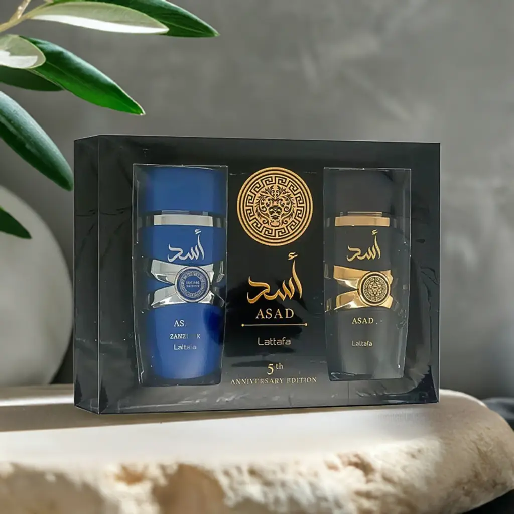 Pack Asad Edición 5º Aniversario - Asad & Asad Zanzibar (2x100 ml) | Lattafa