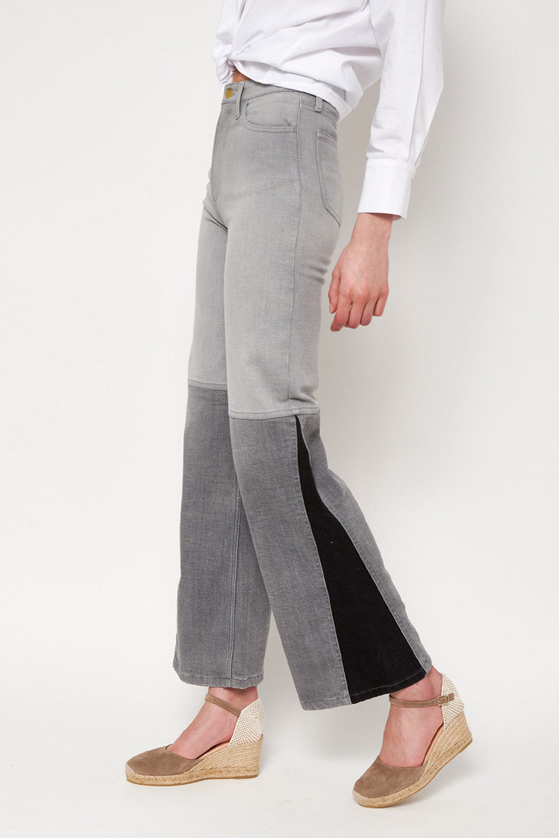 Pantalón Alba elastico gris