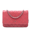 CC Lambskin Wild Stitch Wallet on Chain