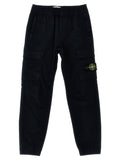 Stone Island Junior Organic Cotton Cargo Pants — Black