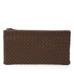 Nappa Intrecciato Zip Pouch