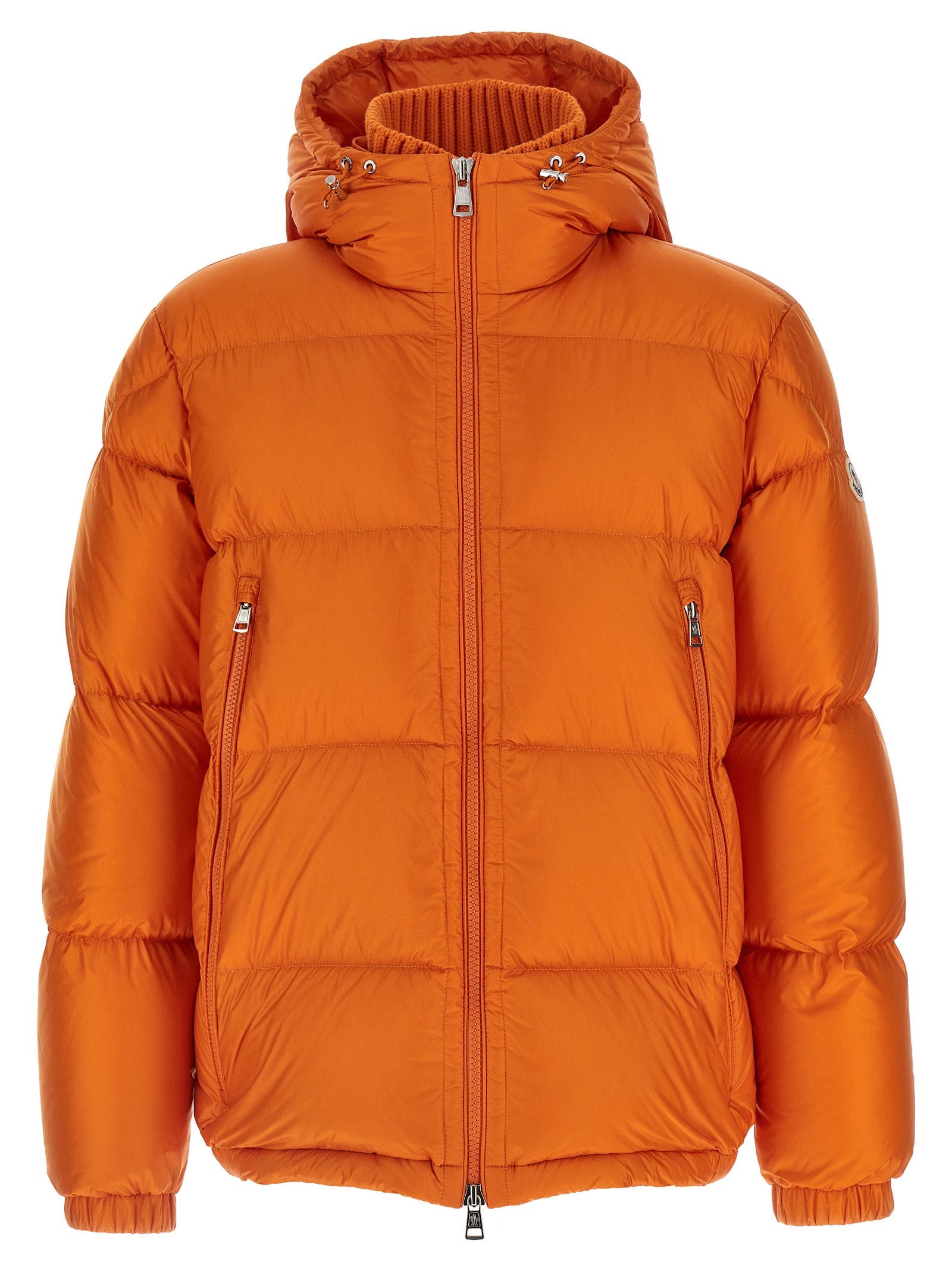 Moncler Rivau Down Jacket — orange