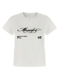 Moncler Embroidered Logo T-Shirt — White