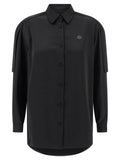 Moncler Genius Satin Shirt — Black