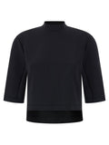 Moncler Genius Scuba-Effect with High Neck Sweatshirt — Black