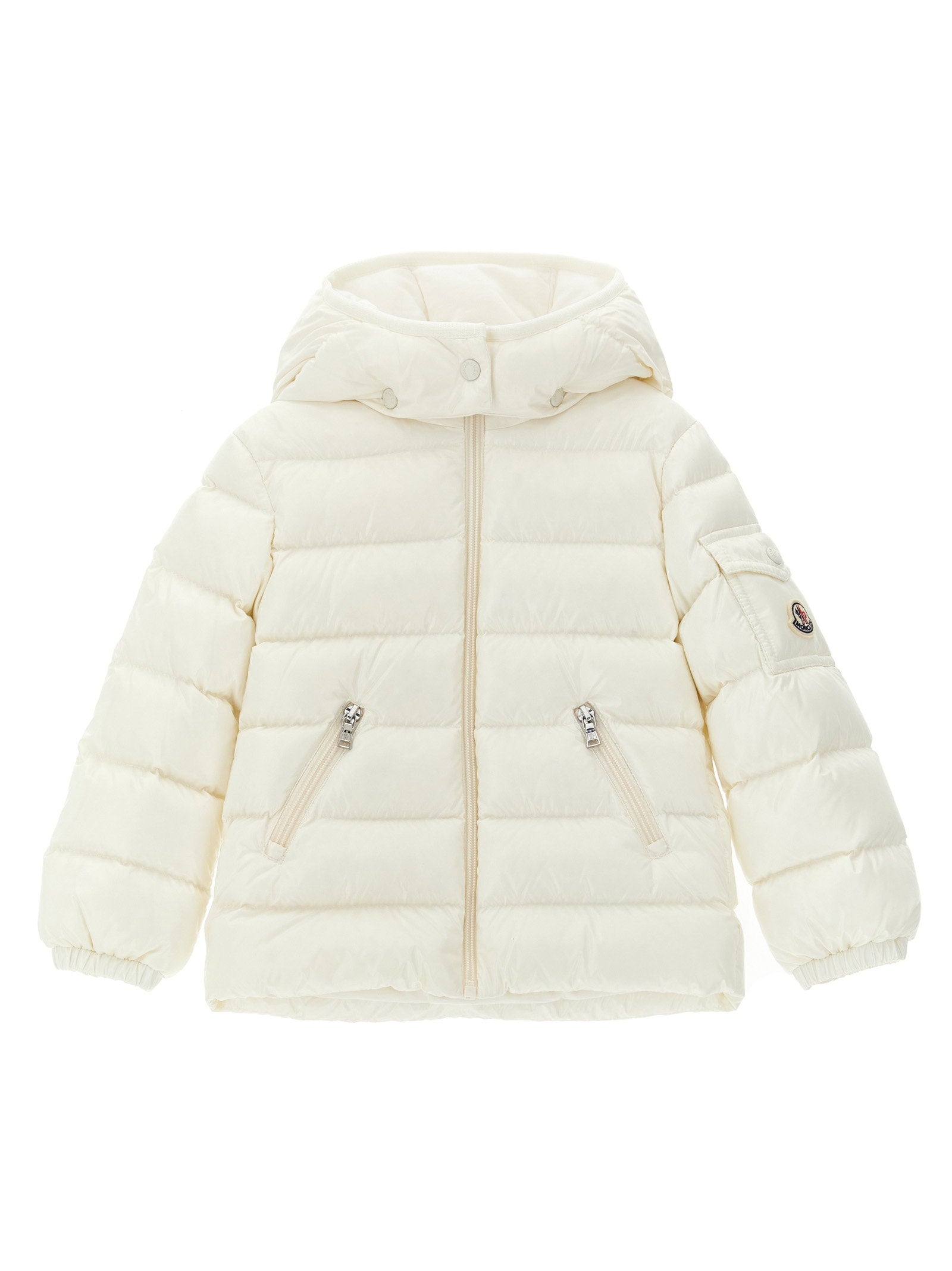 Moncler Enfant Bady Down Jacket — cream