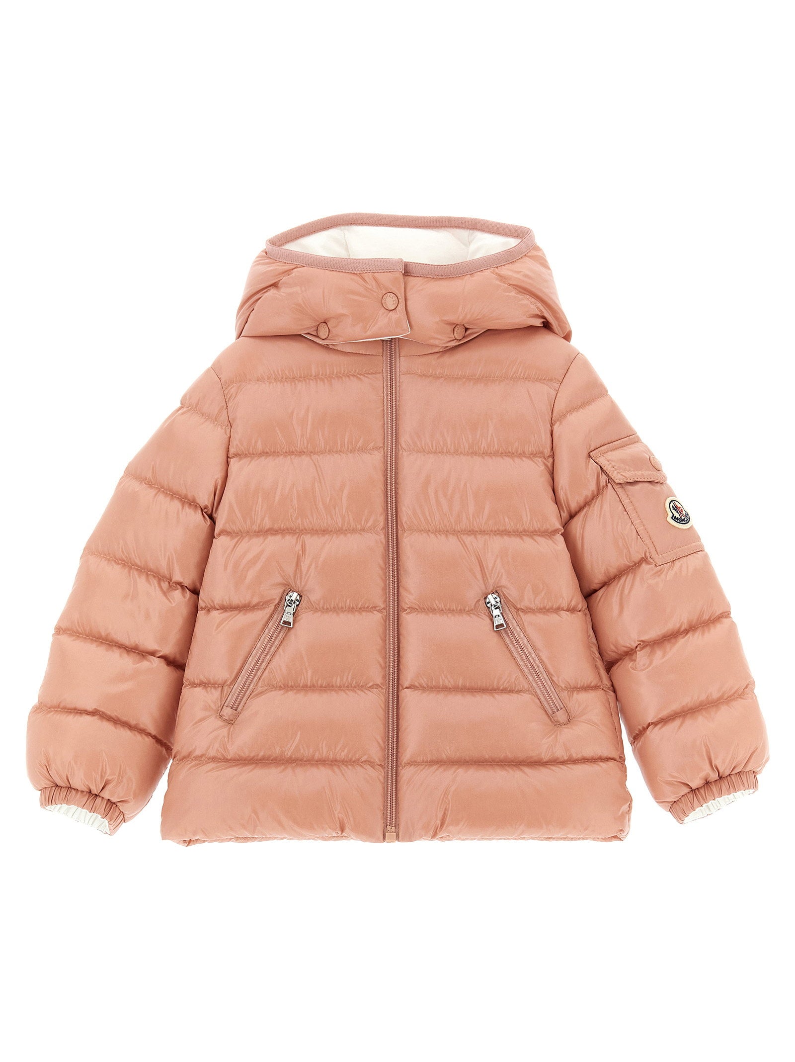 Moncler Enfant Bady Down Jacket — Rose