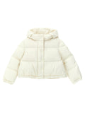 Moncler Enfant Laurie Down Jacket — Cream