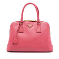 Medium Saffiano Lux Promenade Satchel