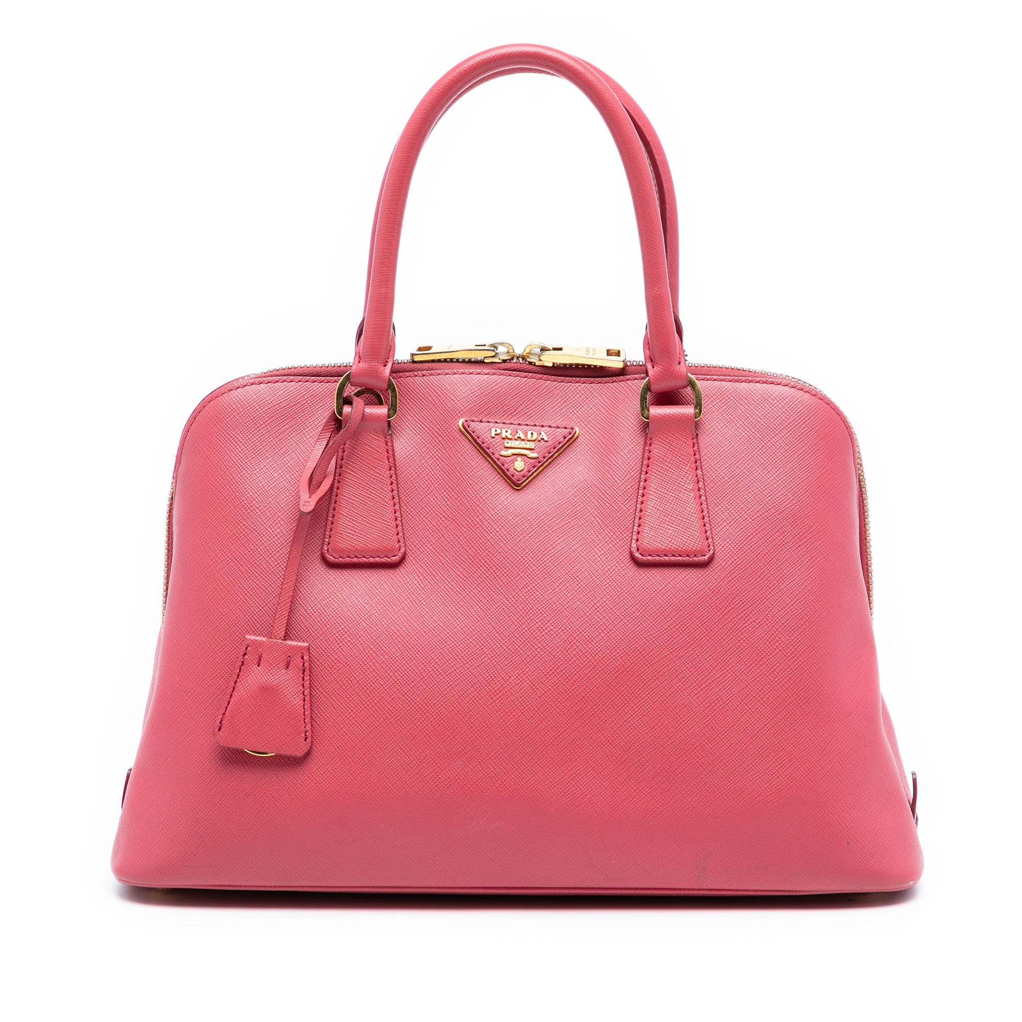 Medium Saffiano Lux Promenade Satchel
