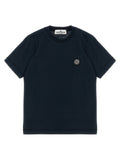 Stone Island Junior Logo Patch T-Shirt — Navy