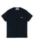 Stone Island Junior Logo Patch T-shirt — Black