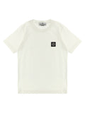 Stone Island Junior Logo Patch T-Shirt — White