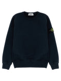Stone Island Junior Logo-Patch Crewneck Sweatshirt — Navy