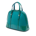 Small Microguccissima Bicolor Patent Nice Dome Satchel